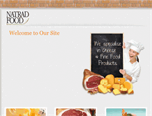 Tablet Screenshot of natradfood.com